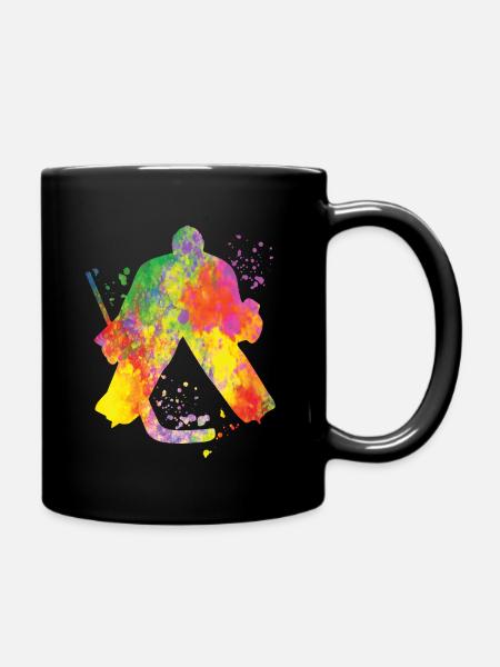 Eishockeyspieler Jungen Eishockey - Tasse einfarbig - Schwarz