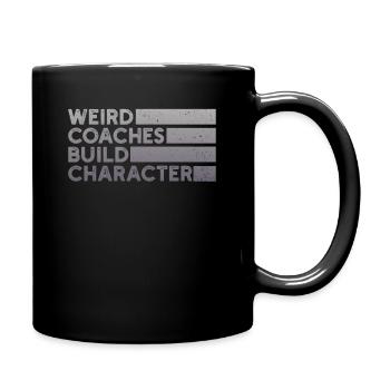 Seltsame Coaches Bilden Charakter Trainer - Tasse einfarbig - Schwarz - Rechts