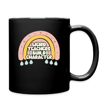 Weird Teachers Funny School Teachers - Full Colour Mug - black - Right