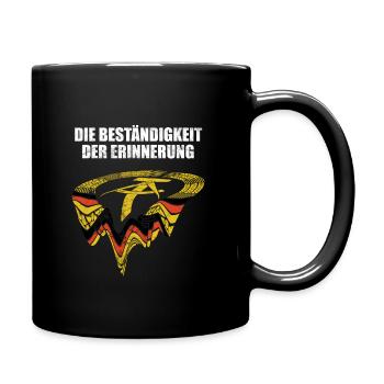 DDR Wappen, Die Beständigkeit der Erinnerung - Tasse einfarbig - Schwarz - Rechts