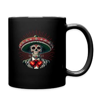 Dia de los Muertos Coloré - Mug uni - noir - Droite