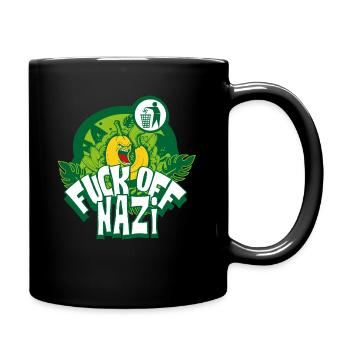 FUCK OFF - Tasse einfarbig - Schwarz - Rechts