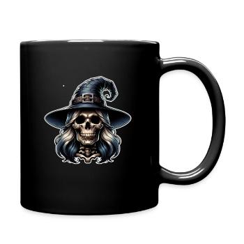 In einer Welt voller Prinzessinnen sei eine Hexe - Tasse einfarbig - Schwarz - Rechts