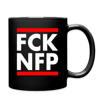 Fck nfp - Mug uni - noir - Droite