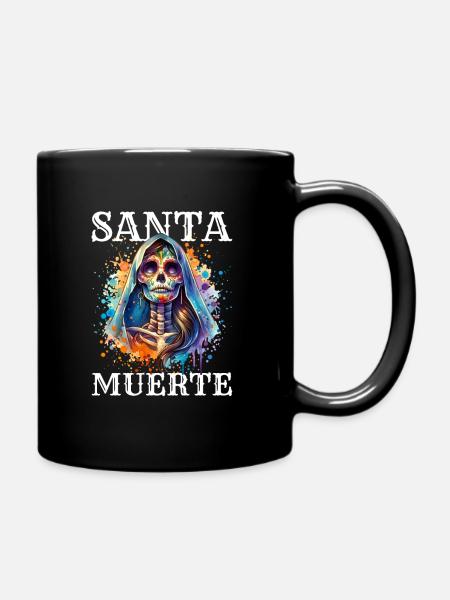 Santa Muerte pour le carnaval, Halloween et le Día de - Mug uni - noir
