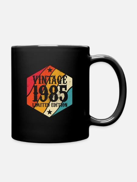 Vintage 1985 Edition Limitée - Cadeau d’anniversaire - Mug uni - noir