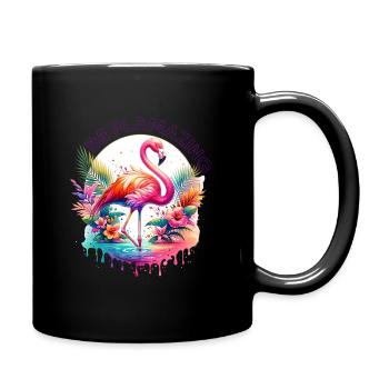 Kölle Alaaf Be Flamazing Tropical Vibes - Full Colour Mug - black - Right
