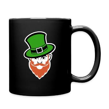 Leprechaun - Saint-Patrick - Irlande - Mug uni - noir - Droite