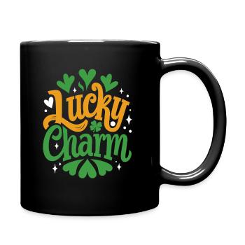 Porte-bonheur - Saint-Patrick - Irlande - Mug uni - noir - Droite