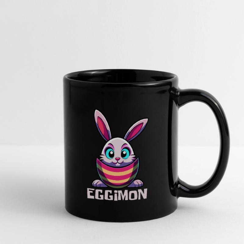 Eggimon - Easter Bunny - Easter Egg - Gift Full Colour Mug