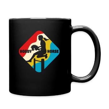 Cheval de loisir - Cheval de loisir - Équitation - Cadeau - Mug uni - noir - Droite