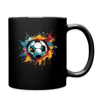 Soccer - Full Colour Mug - black - Right
