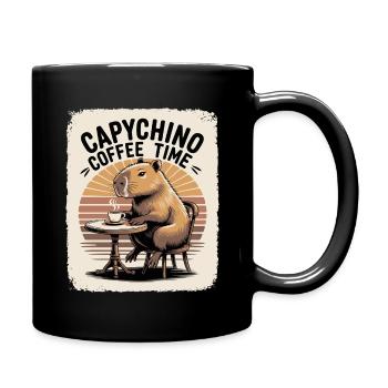 Capychino Coffee Time - Full Colour Mug - black - Right