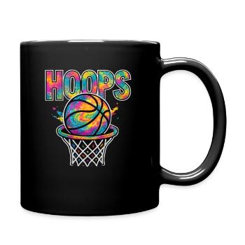Hoops Basketball Sports Idée Cadeau BBall - Mug uni - noir - Droite