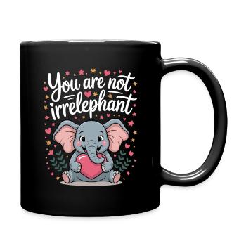 Vous n’êtes pas Irrelephant - Mug uni - noir - Droite
