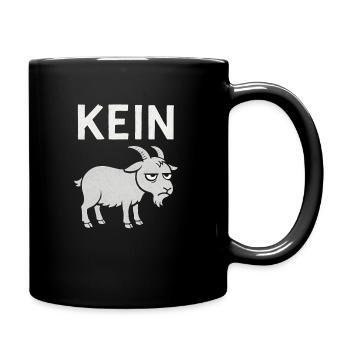 Lustiger Spruch Witzig Kein Bock Geschenkidee - Tasse einfarbig - Schwarz - Rechts