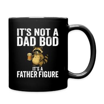 Vintage Dad Humor Father Figure - Full Colour Mug - black - Right