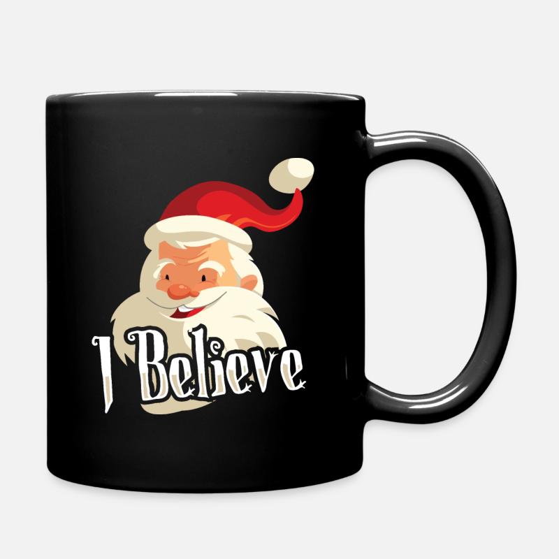Santa Claus - Je crois - Mug uni - noir