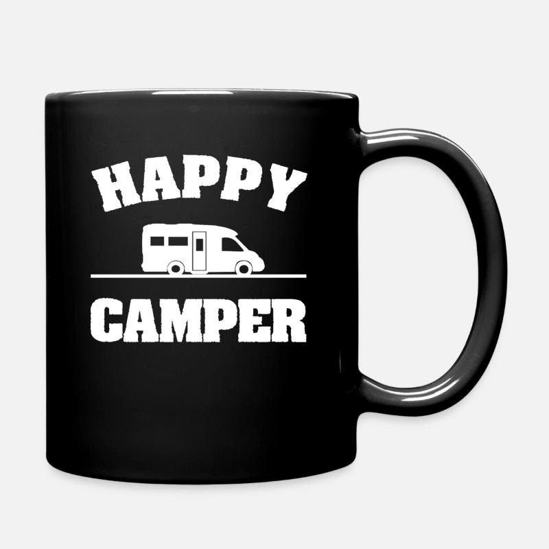 Camping - Mug uni - noir