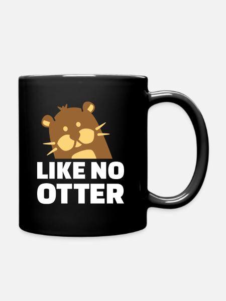 Otter - Tasse einfarbig - Schwarz