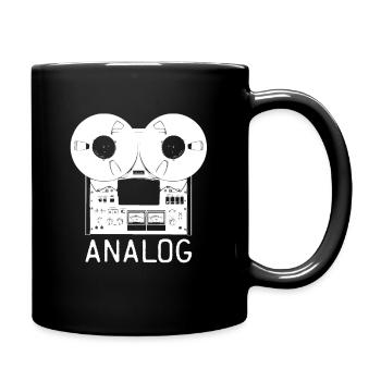 Bobine de bande analogique Hi-Fi Vintage Audio Tape Machine - Mug uni - noir - Droite