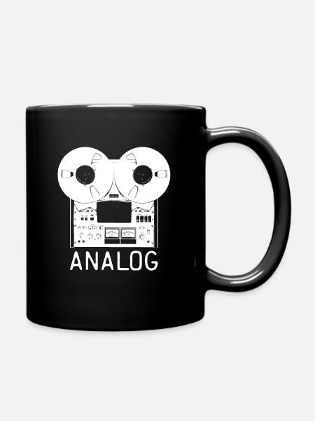Analog Tape Reel Hi-Fi Vintage Audio Bandmaschine - Tasse einfarbig - Schwarz