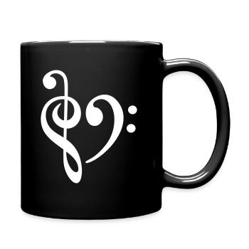 music - Full Colour Mug - black - Right