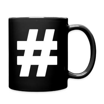 hashtag - Mug uni - noir - Droite