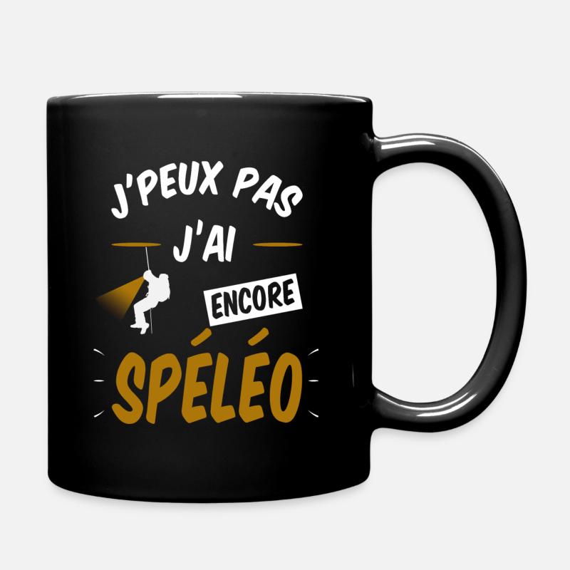 J'peux pas J ai encore spéleo - Mug uni - noir