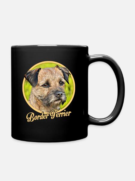 Border Terrier - Mug uni - noir