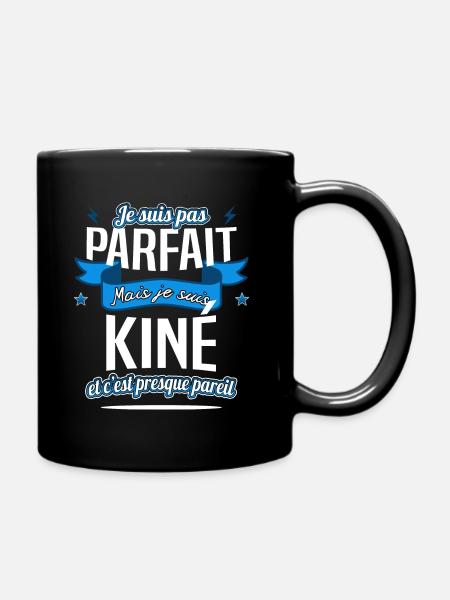kiné / Kinésithérapeute / ostéopathe - Mug uni - noir