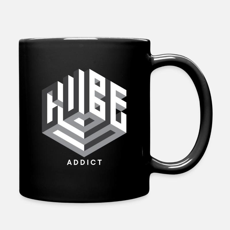 Cube sucht Speedcubing - Tasse einfarbig - Schwarz