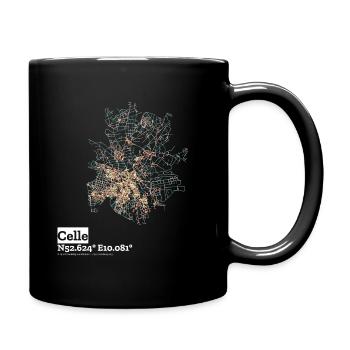 Celle Basic Pastels - Mug uni - noir - Droite