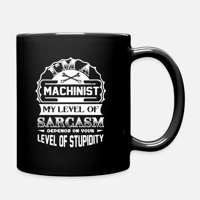 Machiniste Je suis machiniste - Mug uni - noir
