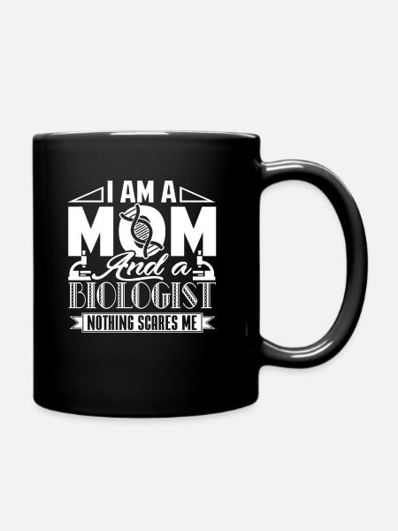 Biologist I'm A Mom And A Biologist - Full Colour Mug - black