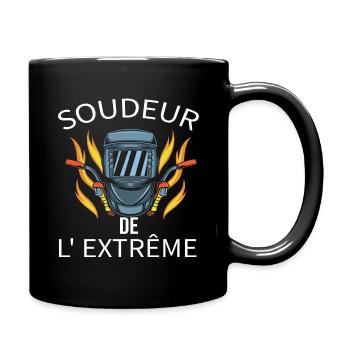 Soudeur de l extrême humour soudure cadeau soudeur - Mug uni - noir - Droite