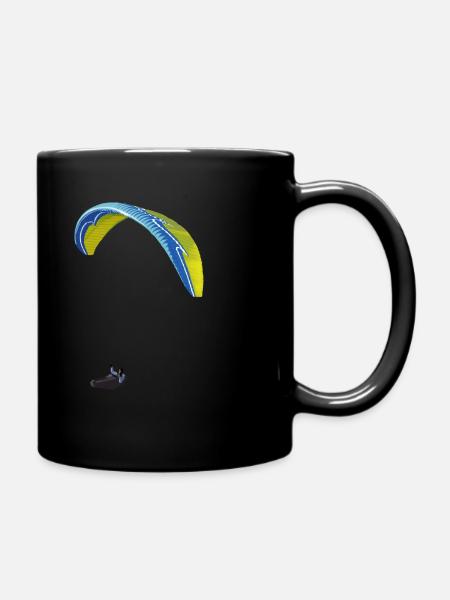 Paraglider pod - Tasse einfarbig - Schwarz