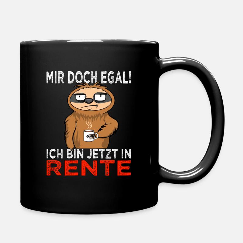 ich bin jetzt in Rente - Rentner - Ruhestand - Tasse einfarbig - Schwarz