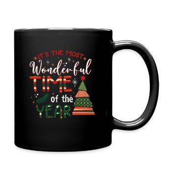 It's The Most Wonderful Time Of The Year - Tasse einfarbig - Schwarz - Rechts