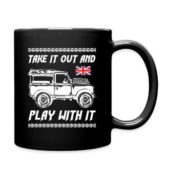 Sortez-le et jouez avec - Mug uni - noir - Droite