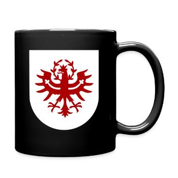 Tyrolean coat of arms - Full Colour Mug - black - Right
