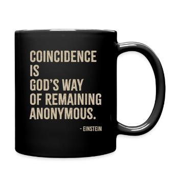 Coincidence - Full Colour Mug - black - Right