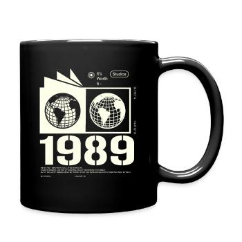 Vintage 1989 Retro Birthday Gift 1989 - Full Colour Mug - black - Right