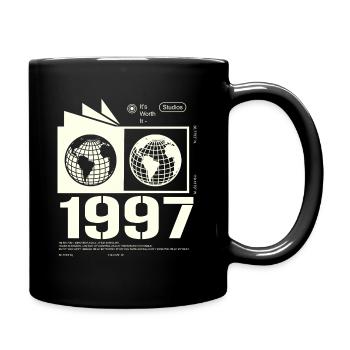 Vintage, 1997, Rétro, Cadeau d’anniversaire, 1997 - Mug uni - noir - Droite