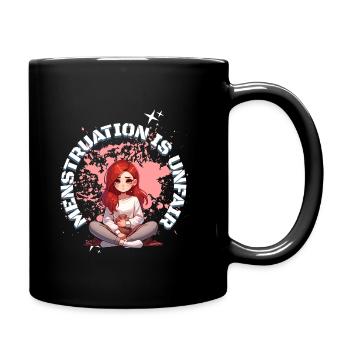 Règles : les menstruations sont injustes - Mug uni - noir - Droite