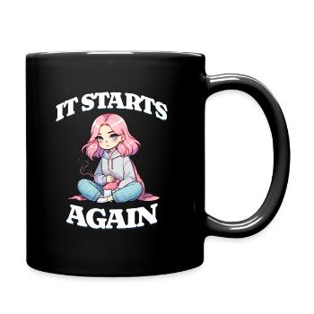 Période : ça recommence Motiv - Mug uni - noir - Droite