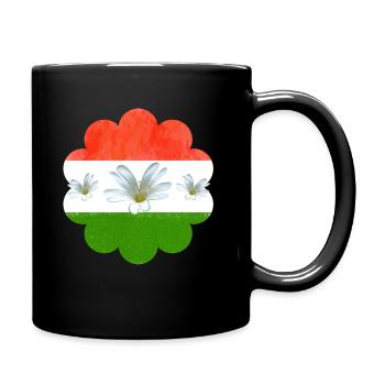 Drapeau de la Hongrie Drapeau hongrois - Mug uni - noir - Droite