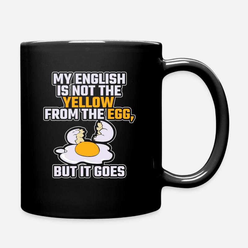 Lustiger Denglisch Spruch Denglisch Sprüche - Tasse einfarbig - Schwarz