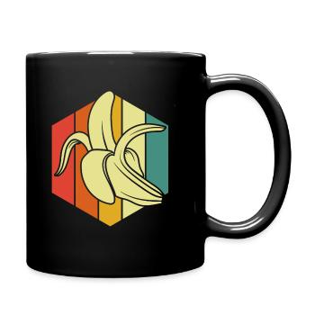 banana - Full Colour Mug - black - Right