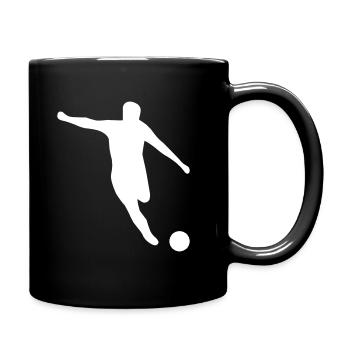Coup de pied - Mug uni - noir - Droite